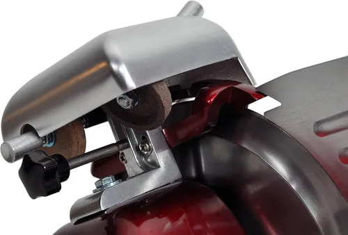 Vista 3 de KWS MS-6RS Premium Compact 200W Rebanadora eléctrica de carne Rojo