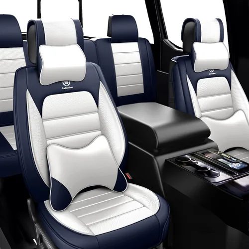 Vista 13 de Cubiertas de asiento ILMO para camiones 2009-2026 F150, 2011-2026 F250 F350 XL XLT Super Duty Crew Cab Lariat King Ranch Platinum, protectores