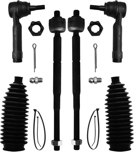 Vista 4 de ASTARPRO Kit de suspensión delantera de 10 piezas Brazo de control inferior delantero con rótulas + Extremos de barra de dirección