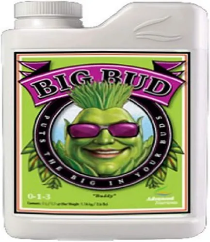 Vista 2 de Advanced Nutrients GL525050-12 fertilizante líquido Big Bud, 250 mL, Marrón/A