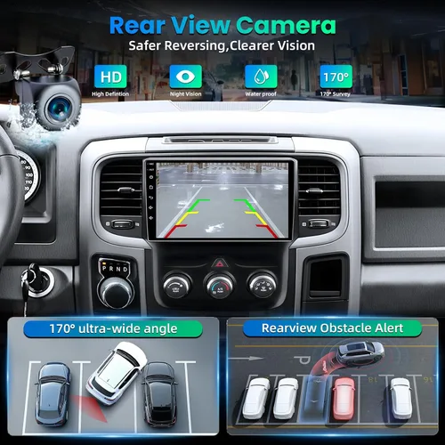 Vista 5 de 4 GB RAM+64 GB ROM Android 15 Radio de coche para Dodge Ram 1500 2500 2013