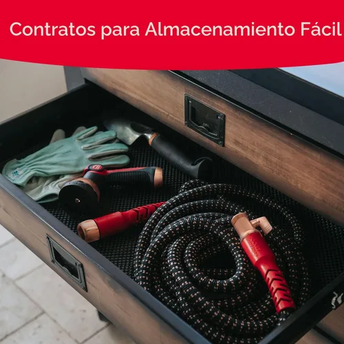 Vista 10 de Pocket Hose Copper Head con nueva bisagra de bolsillo, manguera de jardín expandible de 25 pies, VISTO EN LA TV, gira 360°, tubo avanzado Tri-Tex