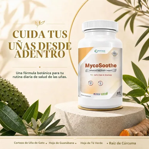 Vista 2 de MycoSoothe Fórmula avanzada para el cabello, la piel, las uñas y la inmunidad - 60 cápsulas