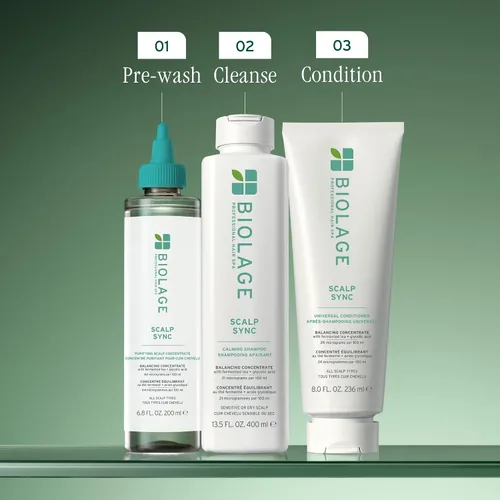Vista 6 de Biolage Scalp Sync Universal Conditioner - Nourishing & Hydrating for All Scalp Types, Lightweight Moisturizing & Conditioning, Fermented Tea Blend