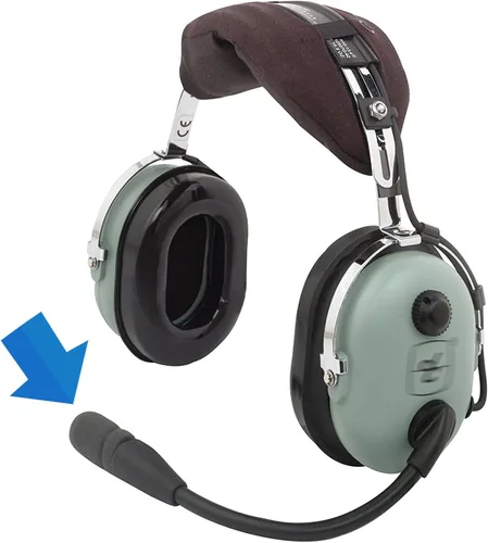 Vista 4 de LEFXMOPHY Funda para micrófono David Clark M7A, M-4 / M-7 / H10 / H20 /DC PRO-X2 / PRO-2 / DC ONE-X ENC Auriculares de aviación de repuesto