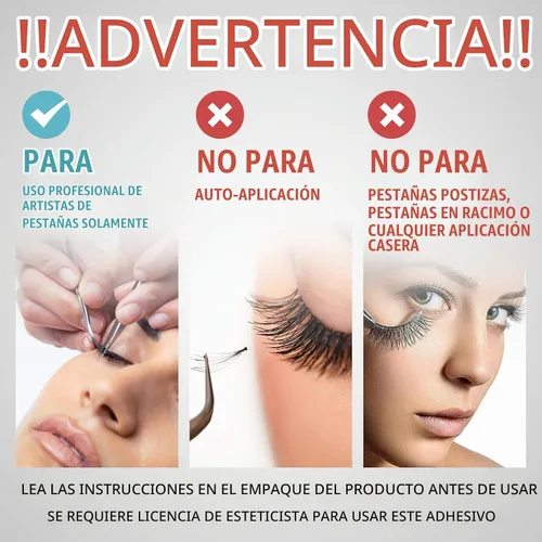 Vista 2 de Pegamento de extensión de pestañas de 0.5 segundos, secado rápido, retención 6-8 semanas/(0.17 onzas líquidas/0.2 fl oz), pegamento de pestañas