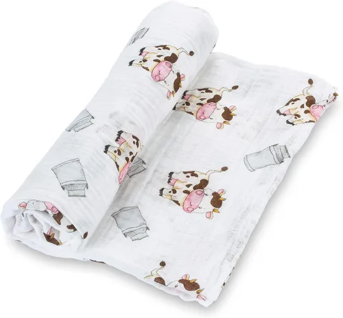 Vista 24 de LollyBanks Manta para Envolver, Mantas de Muselina 100% Algodón para Niños y Niñas, Manta de Recepción para Recién Nacido Grande de 47 x 47