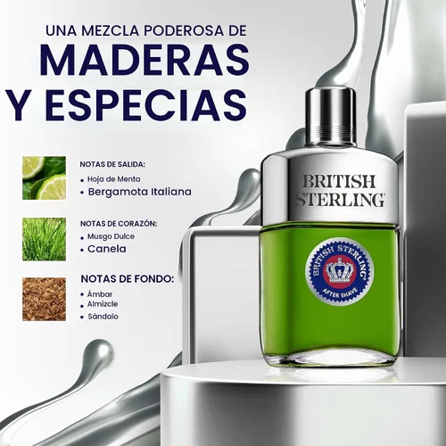 Vista 4 de British Sterling Aftershave para hombre de DANA 3.8 onzas