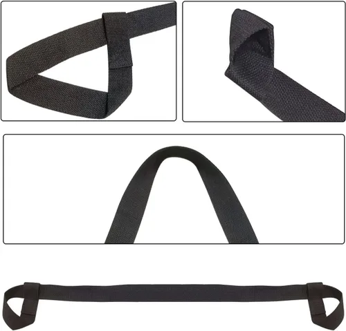 Vista 4 de Tenalleys 1 correa ajustable para esterilla de yoga, correas multiusos para esterilla de yoga de fácil ajuste