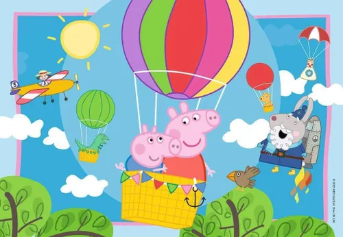 Vista 4 de Ravensburger Puzzle 05574 Aventura 2 x 12 Piezas Peppa Pig Puzzle para niños a partir de 3 años