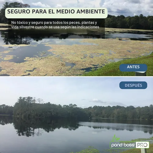 Vista 8 de pond boss® PRO The Block™ - Clarificador de agua, removedor de lodos y olores, 5 libras.