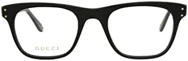 Vista 5 de Gucci Gafas de diseñador de moda transparentes para hombre negro