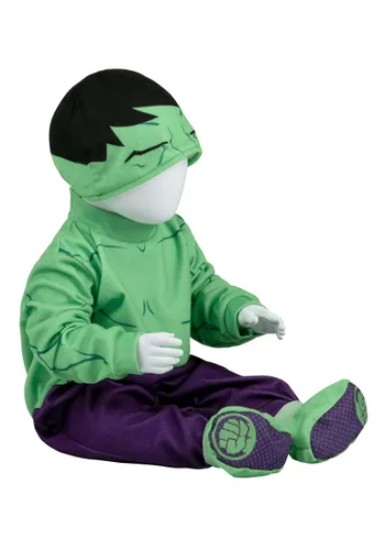 Vista 4 de Disfraz de Hulk para Bebés Multicolor