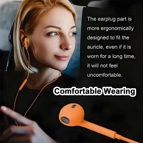 Vista 7 de Paquete de 2 auriculares USB C para iPhone 17 16 15 Pro Max, auriculares tipo C con micrófono y control de volumen, auriculares USB C con cable