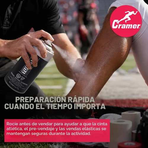 Vista 7 de Cramer Base de cinta para cinta atlética, adherente para cinta de kinesiología, leotardos de gimnasia