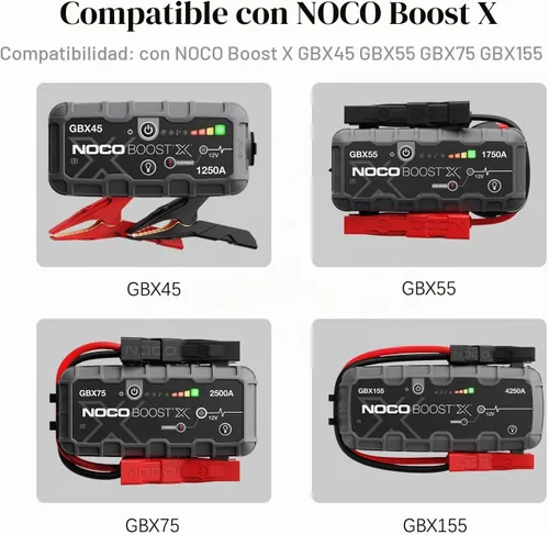Vista 2 de Cargador de 5 V compatible con NOCO Boost X GBX45 GBX55 GBX75 GBX155 Sport Battery Jump Starter Cable de alimentación
