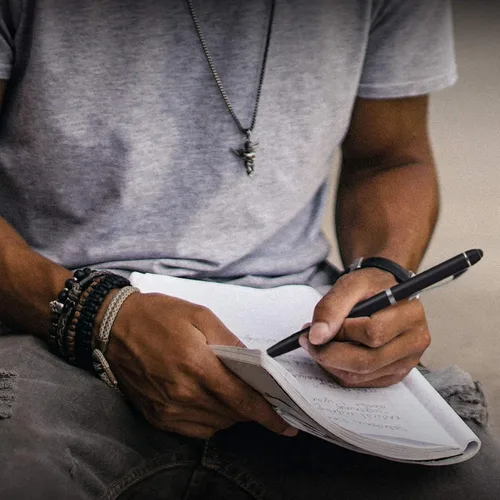 Vista 8 de DISCOUNT PROMOS Twist Action - Juego de 10 bolígrafos de plástico para el trabajo, bolígrafos geniales para escribir, tinta negra, color negro