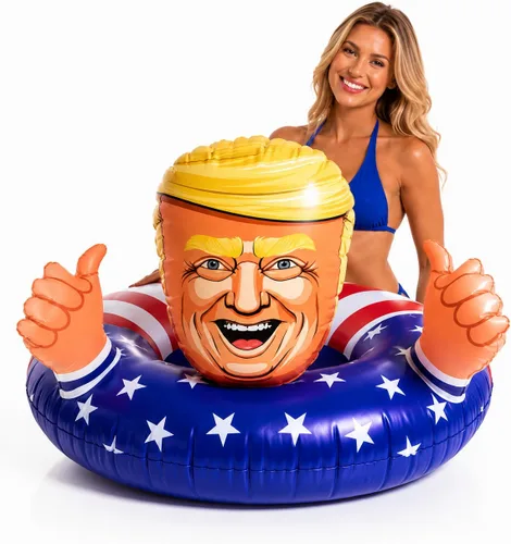 Vista 5 de Flotador de piscina inflable con forma de anillo XL