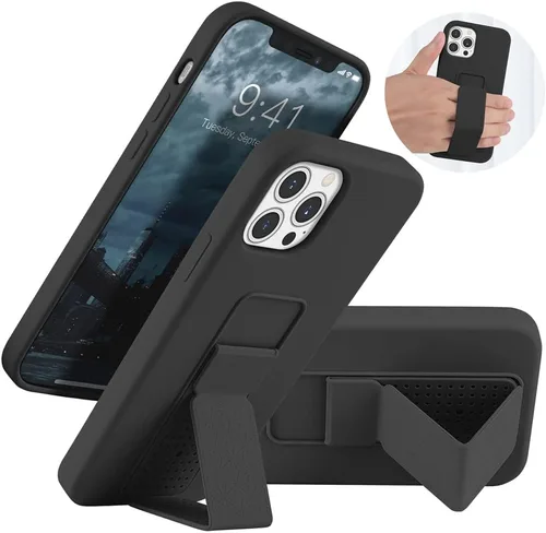 Vista 10 de Elegant Series - Funda para iPhone 13 Pro de 6.1 pulgadas, funda de silicona duradera que absorbe los golpes con forro de microfibra, acabado mate