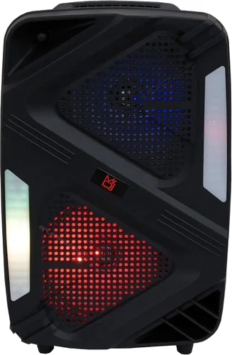 Vista 5 de Mr. Dj BRAVO Dual 6.5 "portátil PA DJ activo Bluetooth TWS altavoz 1000 vatios LCD/MP3/USB/micro SD