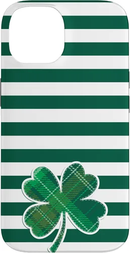 Vista 4 de Funda de trébol verde para iPhone 16 Día de San Patricio