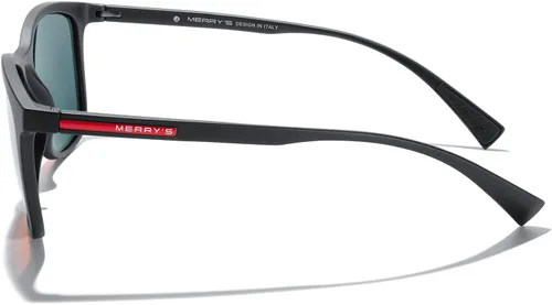 Vista 4 de MERRY'S Lentes de sol polarizados cuadrados para hombres y mujeres, ultraligeros, para conducir, pesca, golf, UV400 S8668