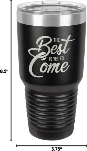 Vista 10 de El mejor es todavía para venir grabado de 30 oz vaso de acero con revestimiento de polvo grabado láser taza de viaje de camello polar sin BPA