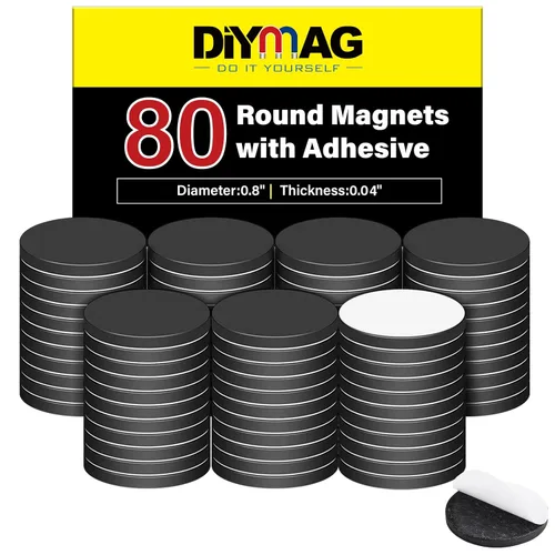 Vista 11 de DIYMAG Ganchos Magnéticos, 30 Libras Resistente de Servicio Pesado Gancho Magnético de Crucero para Aula, Refrigerador, Colgado, Cabinas, Parrilla