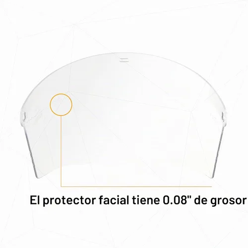 Vista 8 de 3M H8A Combinación de Arnés de Cabeza con Trinquete y Visera Protector Facial Transparente, Sistema Completo de Seguridad de Arnés de Cabeza