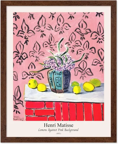 Vista 23 de Monem Art - Póster vintage de Henri Matisse – Gato retro con estampado de pez rojo – Arte de fauvismo – Arte animal – Pintura clásica – Arte fino