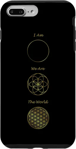 Vista 9 de Funda para iPhone 15 Sacred Geometry You, I, The World
