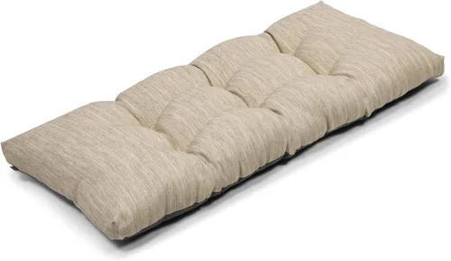 Vista 11 de baibu Almohadilla de banco clásica de 36 pulgadas de color sólido con lazos, almohada de banco rectangular súper suave para interiores y exteriores