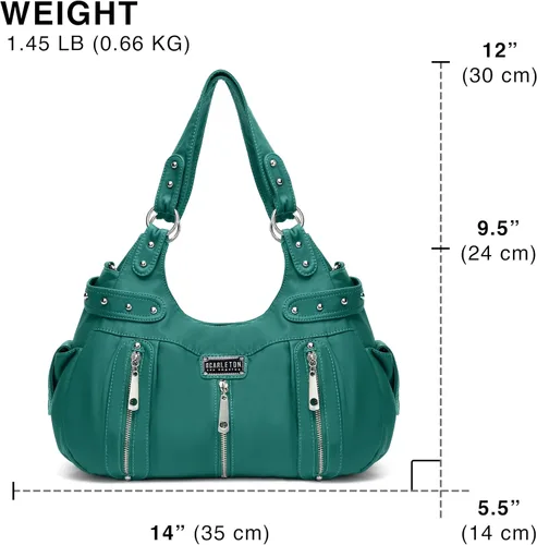 Vista 3 de Scarleton Bolso de mano para mujer, monederos para mujer, bolsos de hombro para mujer, H1292