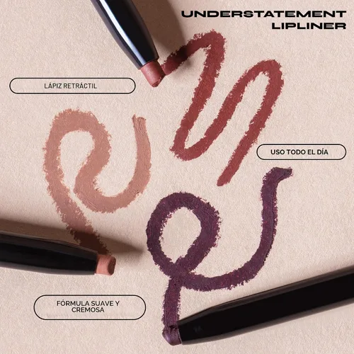 Vista 5 de Milani Understatement Lápiz delineador de labios, retráctil, rosa audaz