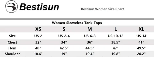 Vista 4 de Bestisun Camiseta sin mangas deportiva para mujer.