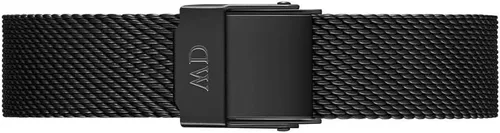 Vista 6 de Daniel Wellington Reloj Petite Ashfield, pulsera de malla negra mate