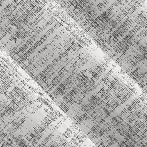 Vista 4 de Sun Zero Parrish Panel de cortina con rejilla desgastada, térmica, 100% opaca, con ojales, gris, 40 x 63 pulgadas (1 panel)