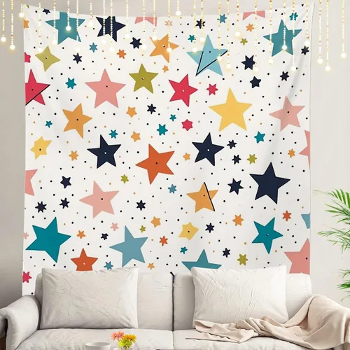 Vista 96 de Shrahala Tapiz de pared de hojas de arce otoñal, hojas rojas llameantes, fondo negro, tapiz grande para colgar en la pared, tapiz decorativo