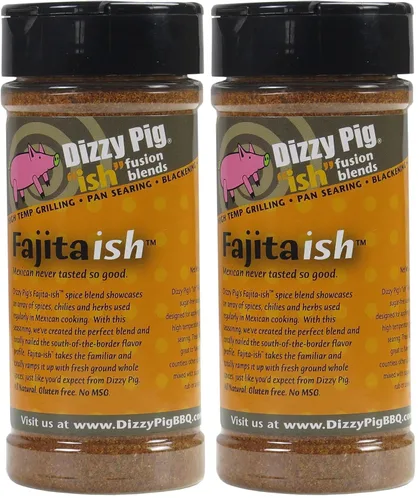 Vista 6 de Dizzy Pig ish Fusion Bayou-ish Blackening Seasoning (8oz Shaker) - Seasons 30+lbs of Food - Hand Made in the USA - MSG Free, Gluten Free