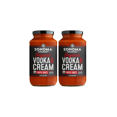 Vista 16 de Sonoma Gourmet Tomate cherry con salsa de pasta de albahaca USDA orgánico, sin OMG, sin gluten y sin azúcar añadido, hecho con ingredientes