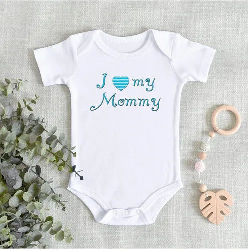 Vista 5 de I Love my Mommy - Mameluco para bebé, recién nacido