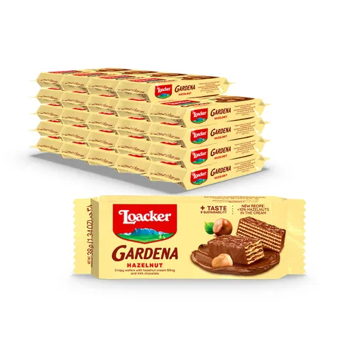 Vista 10 de Loacker Gardena Crema de chocolate, recubierta de chocolate, paquete de 25 individuos