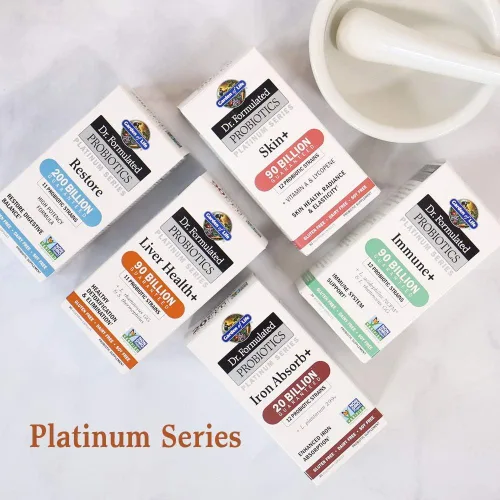 Vista 8 de Garden of Life Dr. Probióticos formulados Platinum Series Liver Health+ 90 mil millones de UFC garantizados, probiótico uno al día para una