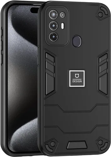 Vista 22 de Funda compatible con Redmi A1, compatible con Redmi A2 2 en 1 [PC dura + TPU], funda de teléfono negra