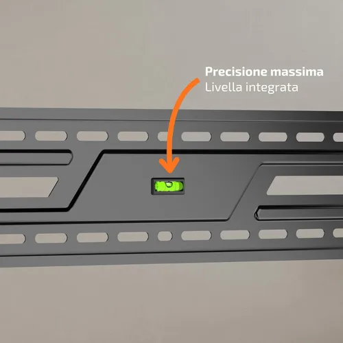 Vista 6 de Superior Electronics - Soporte fijo para TV de pared de 60" a 100" (extra delgado), negro con nivel incluido - SUPSTV007