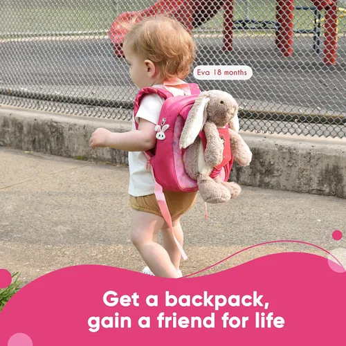 Vista 3 de Mochila preescolar de animales PLAYFRIENDS