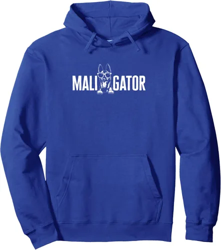 Vista 3 de Belgian Malinois Cool Maligator Belga Pastor Malinois - Sudadera con capucha, Negro