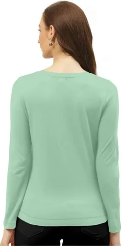 Vista 2 de Camiseta totalmente elástica estampada para mujer