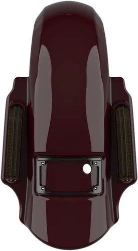 Vista 18 de Advanblack Dominator - Guardabarros trasero estirado para Harley Davidson Touring 2014+, deslizamiento de treet, Road Glide