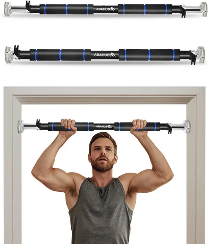 Vista 8 de Abahub Doorway Pull-Up Bar with Safety Lock, Home Use Heavy-Duty Door Frame Pull-Up Bar for Upper Body Workout, Adjustable Strength Training